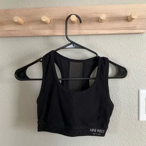 Nine West Black Soft Sports Bra